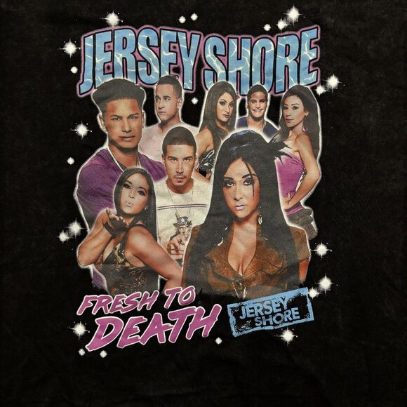 Jersey Shore Fresh to Death Mtv Reality Show T-shirt 2X - Picture 2 of 4